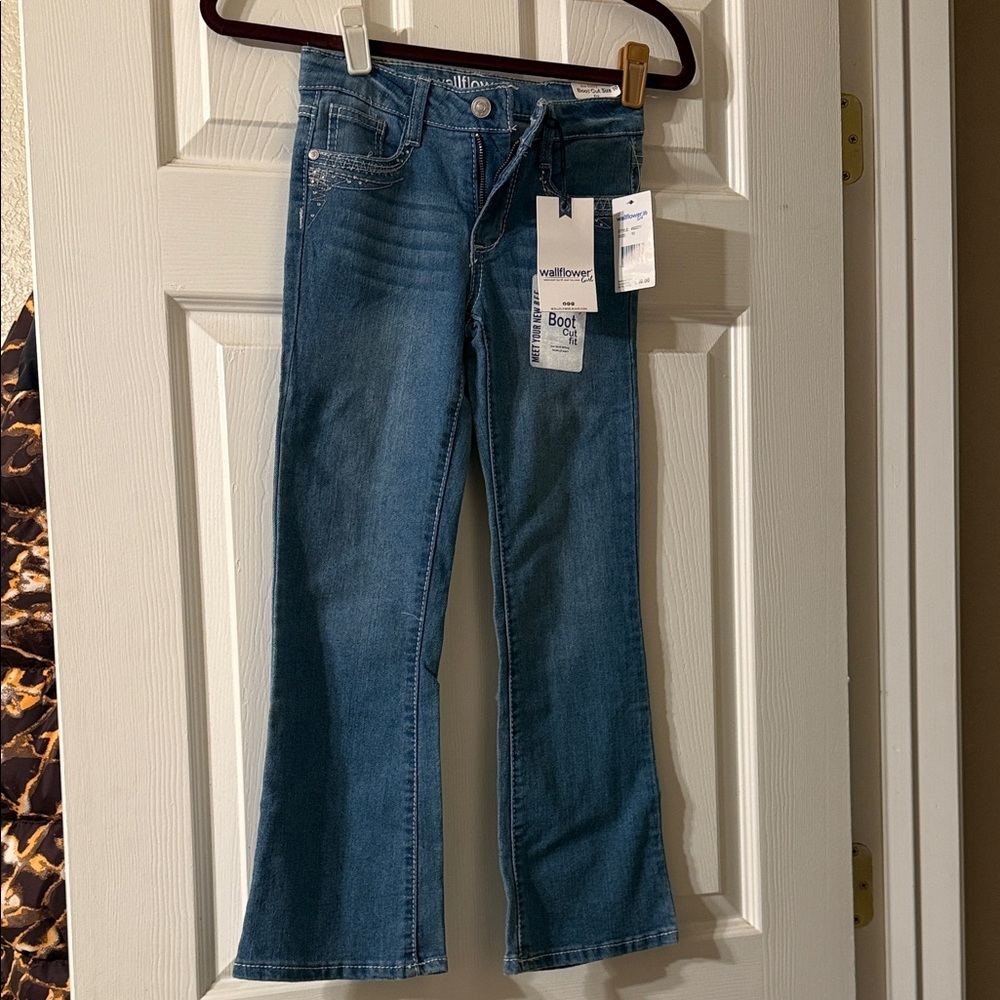 Wallflower Girls Classic Blue Boot Cut Jeans